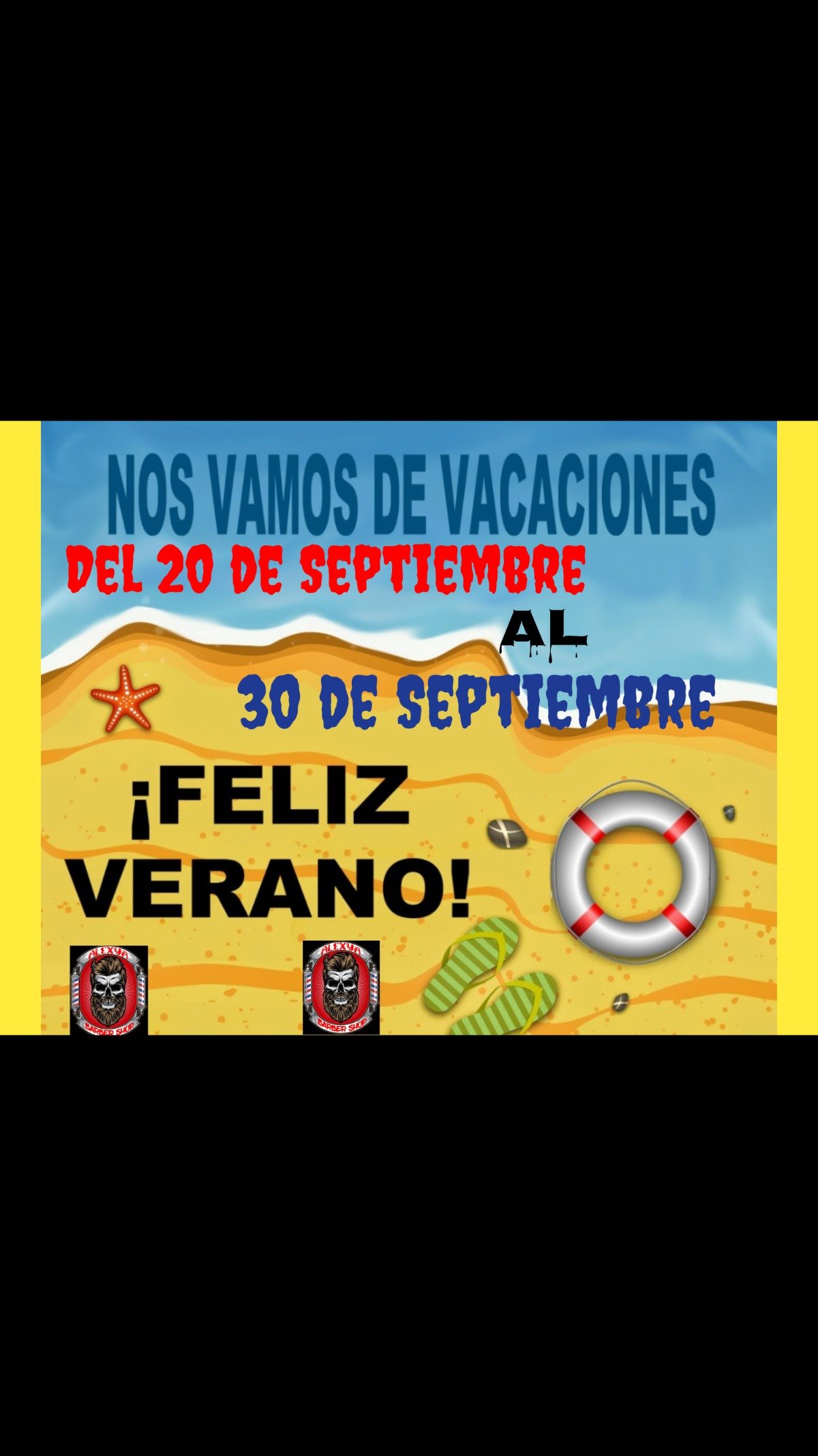 Nos vamos de vacaciones